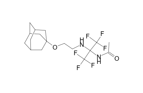 acetamide, N-[2,2,2-trifluoro-1-[[2-(tricyclo[3.3.1.1~3,7~]dec-1-yloxy)ethyl]amino]-1-(trifluoromethyl)ethyl]-