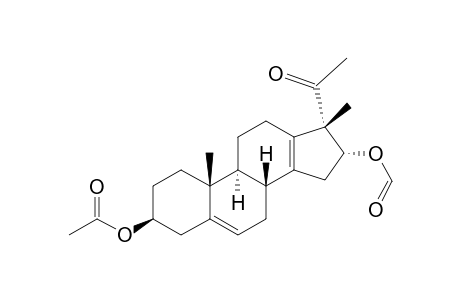 17-.beta.-Methyl-20-oxo-18-nor-17-.alpha.-pregna-5,13-diene-3-.beta.,16-.alpha.,21-diyl 3-acetate 16-formate