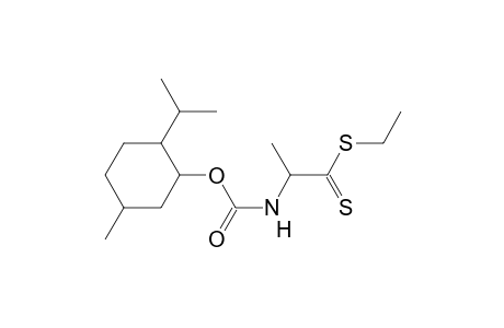 2-[(2-isopropyl-5-methyl-cyclohexoxy)carbonylamino]propanedithioic acid ethyl ester