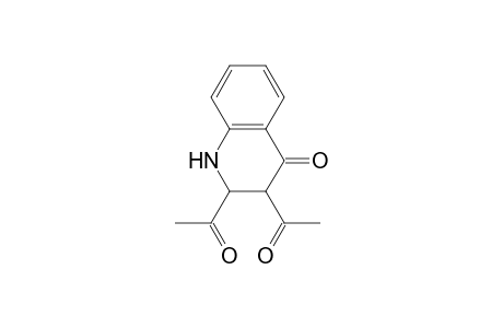 Quinolin-4(3H)-one, 1,2-dihydro-2,3-diacetyl-