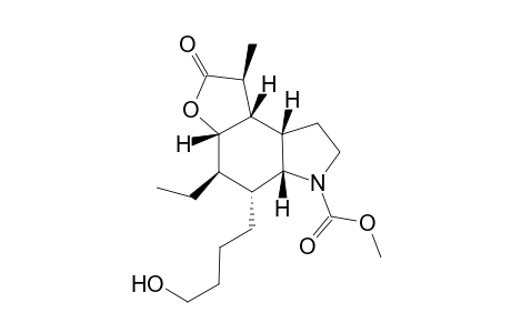 Methyl 4-(4-hydroxybutyl)-5-ethyl-7-oxo-8-methylfurano[4,5-e]indole-3-carboxylate
