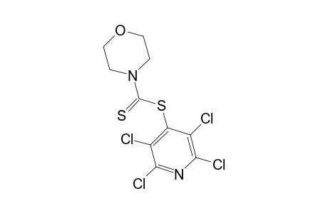 (2,3,5,6-tetrachloro-4-pyridyl) morpholine-4-carbodithioate