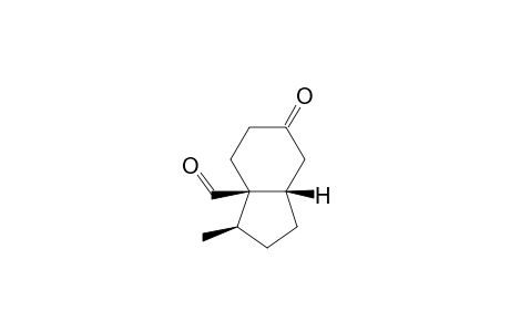 (3R,3aR,7aS)-Octahydro-3-methyl-6-oxo-3aH-indene-3a-carbaldehyde