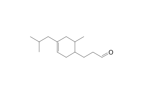 3-(4-Isobutyl-6-methylcyclohex-3-en-l-yl)propanal