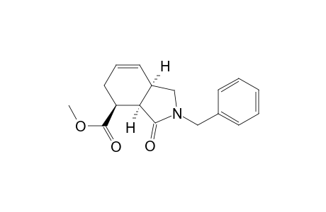 1H-Isoindole-4-carboxylic acid, 2,3,3a,4,5,7a-hexahydro-3-oxo-2-(phenylmethyl)-, methyl ester, (3a.alpha.,4.beta.,7a.alpha.)-(.+-.)-
