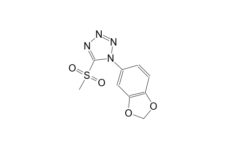 1-(1,3-benzodioxol-5-yl)-5-(methylsulfonyl)-1H-tetraazole