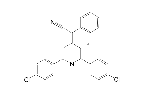 (E)-[T(3)-METHYL-R(2),C(6)-BIS-(PARA-CHLORODIPHENYL)-PIPERIDIN-4-YLIDENE]-(PHENYL)-ACETONITRILE;MAJOR