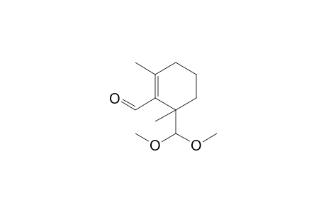 2,6-Dimethyl-6-methoxymethoxymethyl-1-cyclohexen-1-carbaldhyde