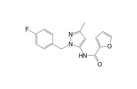 Furan-2-carboxylic acid, [2-(4-fluorobenzyl)-5-methyl-2H-pyrazol-3-yl]amide