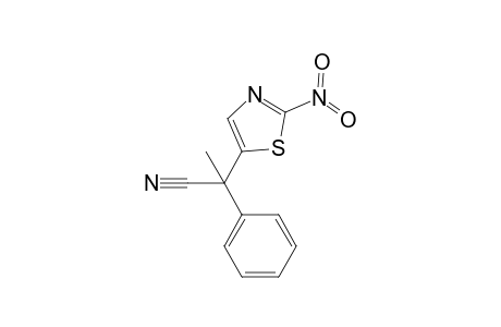 2-Nitro-5-(1-phenyl-1-cyanoethyl)-1,3-thiazole