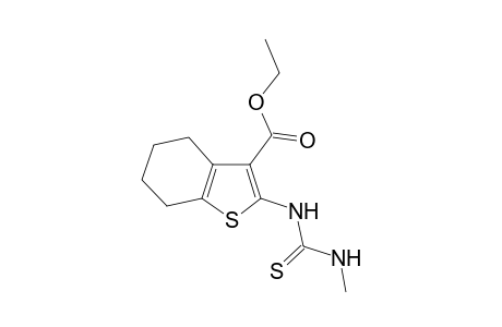 Ethyl 2-([(methylamino)carbothioyl]amino)-4,5,6,7-tetrahydro-1-benzothiophene-3-carboxylate