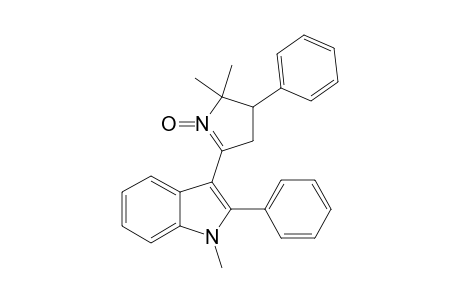 5,5-Dimethyl-2-(1'-methyl-2'-phenylindol-3'-yl)-4-phenyl-1-pyrroline 1-oxide