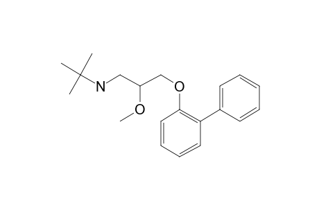 1-(Biphenyl-2-yloxy)-3-tert-butylamino-propan-2-ol, methyl ether