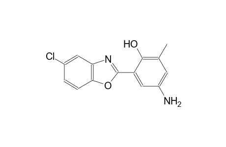 phenol, 4-amino-2-(5-chloro-2-benzoxazolyl)-6-methyl-