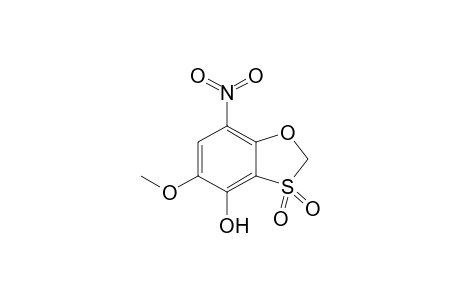 4-Hydroxy-5-methoxy-7-nitro-1,3-benzoxathiole - 3,3-Dioxide