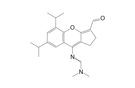 N'-(3-Formyl-5,7-diisopropyl-1,2-dihydrocyclopenta[b]-chromen-9-yl)-N,N-dimethylimidoformamide
