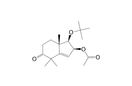2,2,6-Trimethyl-7-tert-butoxy-8-acetoxybicyclo[4.3.0]nona-1(9)-en-3-one