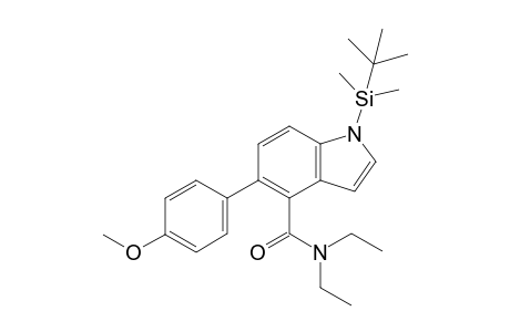 1-(tert-Butyldimethylsilyl)-N,N-diethyl-5-(4-methoxyphenyl)-1H-indole-4-carboxamide