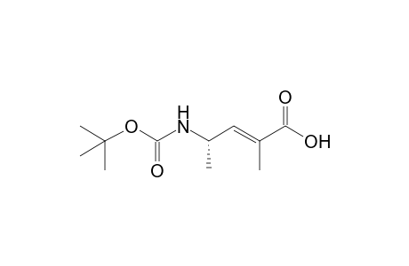 [L-(trans)]-4-[(t-Butoxycarbonyl)amino]-2-methyl-2-pentenoic acid