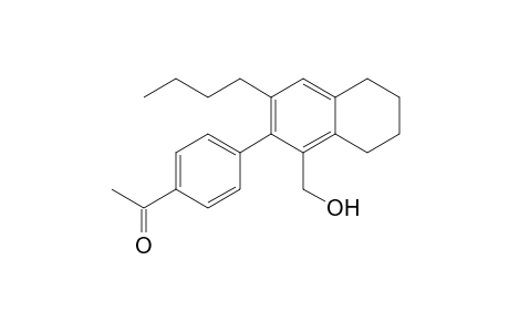 2-(4-Acetylphenyl)-1-hydroxymethyl-3-butyl-5,6,7,8-tetrahydronaphthalene