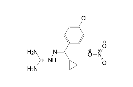 (E)-amino(2-((4-chlorophenyl)(cyclopropyl)methylene)hydrazinyl)methaniminium nitrate