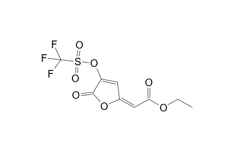 3-Trifluormethansulfonyloxy-5-[E-(ethoxycarbonylmethylene)]-2-furanone