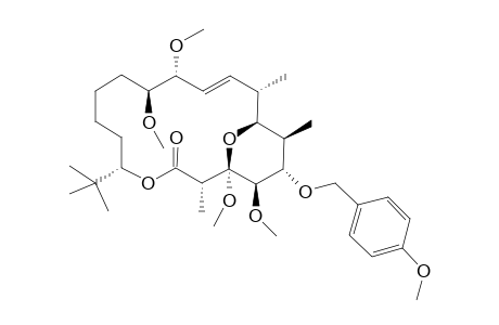 (17S)-17-(t-Butyl)-17-desphenyl-5-O-(4'-methoxybenzyl)-3-O-methylsoraphen