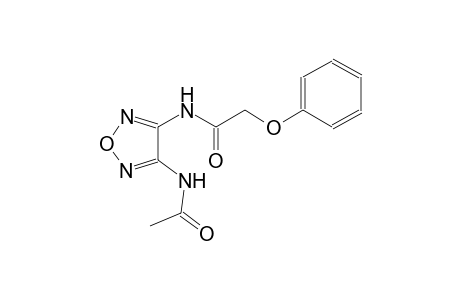 N-[4-(acetylamino)-1,2,5-oxadiazol-3-yl]-2-phenoxyacetamide