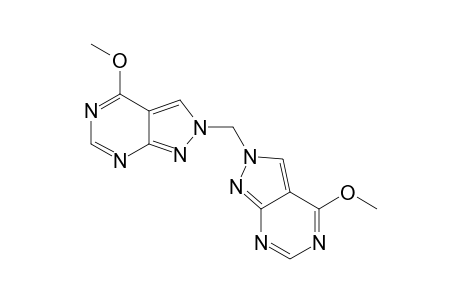2,2'-METHYLENE-BIS-(4-METHOXY-2H-PYRAZOLO-[3,4-D]-PYRIMIDINE)