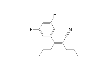 (Z)-3-(3,5-diluorophenyl)-2-propylhex-2-enenitrile