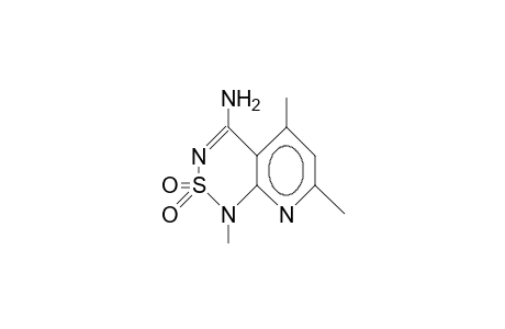 4-Amino-1,5,7-trimethyl-pyrido(2,3-C)(1,2,6)thiadiazine 2,2-dioxide