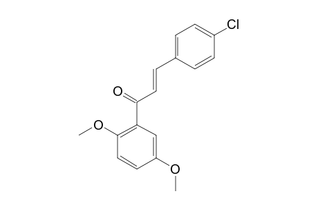 (E)-3-(4-CHLOROPHENYL)-1-(2,5-DIMETHOXYPHENYL)-PROP-2-EN-1-ONE