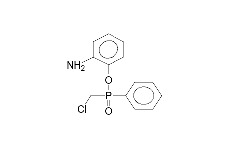PHENYL(CHLOROMETHYL)PHOSPHINIC ACID, ORTHO-AMINOPHENYL ESTER