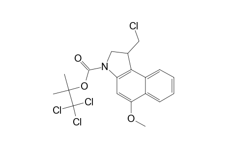 2,2,2-trichloro-1,1-dimethylethyl 1-(Chloromethyl)-5-methoxy-1,2-dihydrobenz[e]indole-3-carboxylate