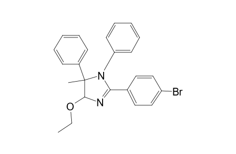 1H-Imidazole, 2-(4-bromophenyl)-4-ethoxy-4,5-dihydro-5-methyl-1,5-diphenyl-