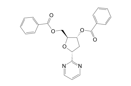 2-(3',5'-DI-O-BENZOYL-2'-DEOXY-alpha-D-RIBOFURANOSYL)-PYRIMIDINE;28VII-B