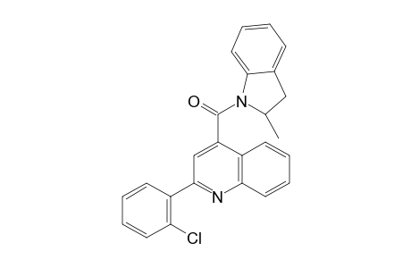 [2-(2-Chloro-phenyl)-quinolin-4-yl]-(2-methyl-2,3-dihydro-indol-1-yl)-methanone