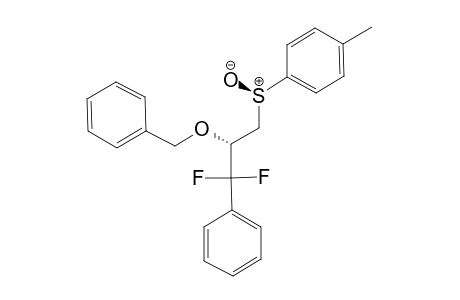 (2S)-2-(BENZYLOXY)-3,3-DIFLUORO-3-PHENYL-1-(R)-[(4-METHYLPENYL)-SULFINYL]-PROPANE