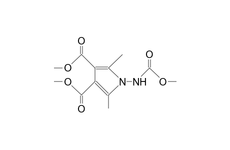 3,4-Bis(methoxycarbonyl)-1-methoxycarbonylamino-2,5-dimethyl-pyrrole