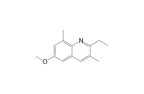 2-Ethyl-3,8-dimethyl-6-methoxyquinoline