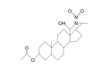 (20S)-N-Nitro-18,20-epimino-5a-pregnane-3b,18-di ol 3-acetate