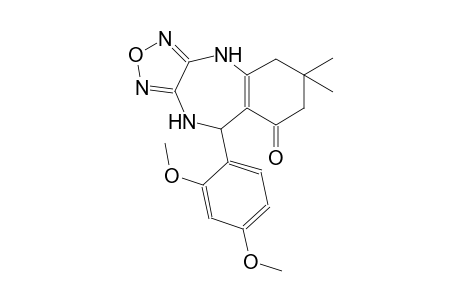 4H-[1,2,5]oxadiazolo[3,4-b][1,4]benzodiazepin-8(5H)-one, 9-(2,4-dimethoxyphenyl)-6,7,9,10-tetrahydro-6,6-dimethyl-
