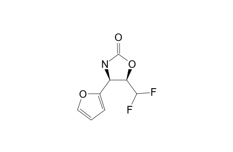 (4S,5R)-5-DIFLUOROMETHYL-4-FURAN-2-YLOXAZOLIDIN-2-ONE