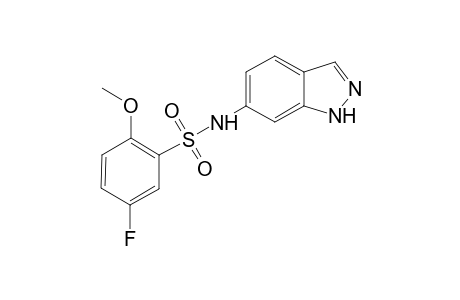 5-Fluoro-N-(1H-indazol-6-yl)-2-methoxybenzenesulfonamide