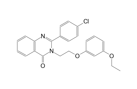 2-(4-chlorophenyl)-3-[2-(3-ethoxyphenoxy)ethyl]-4(3H)-quinazolinone