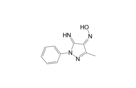 (4Z)-5-Imino-3-methyl-1-phenyl-1,5-dihydro-4H-pyrazol-4-one oxime
