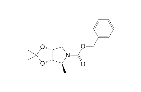 N-(Benzyloxycarbonyl)-1,4,5-tridesoxy-1,4-imine-2,3-O-isopropylidene-L-ribitol