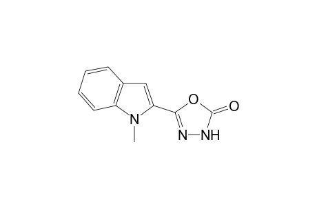 5-(1-Methyl-2-indolyl)-3H-1,3,4-oxadiazol-2-one