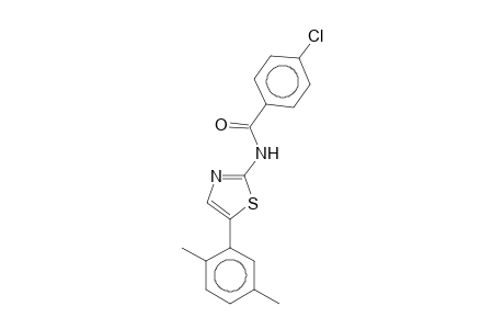 4-Chloro-N-[5-(2,5-dimethylphenyl)-1,3-thiazol-2-yl]benzamide