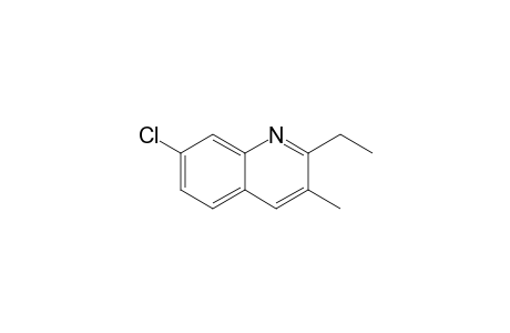 7-Chloranyl-2-ethyl-3-methyl-quinoline